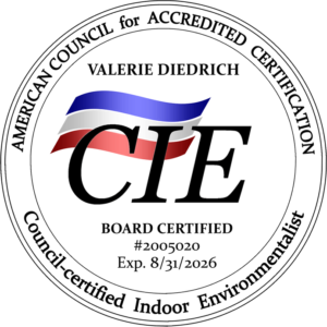Certificate of CIE Board Certified for Mold Services